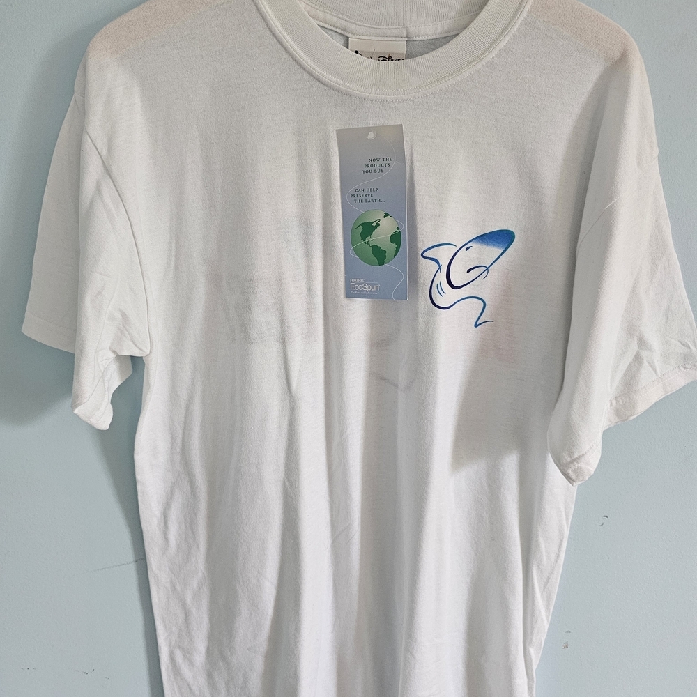 Disney White Tee with Blue Graphic